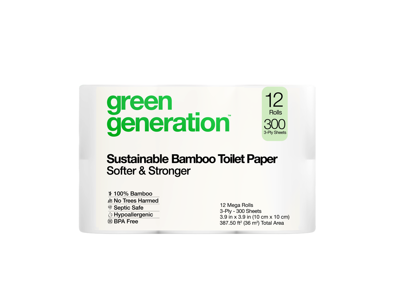 Green Generation bamboo toilet paper