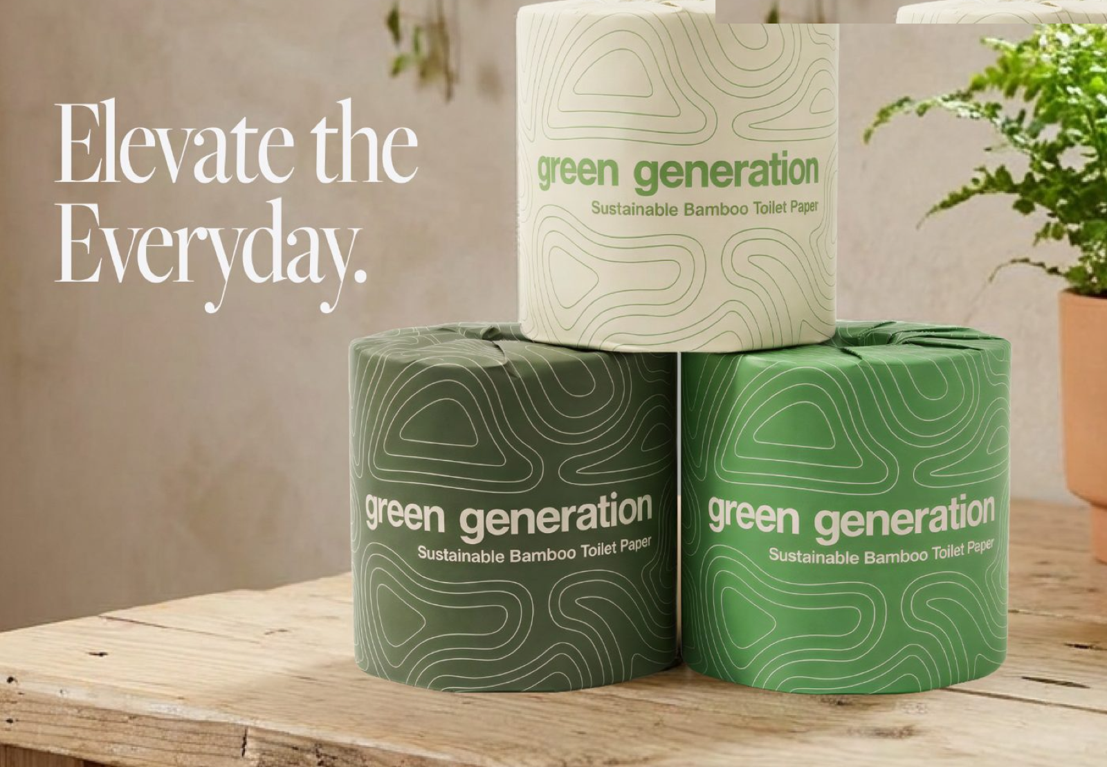 Green Generation bamboo rolls